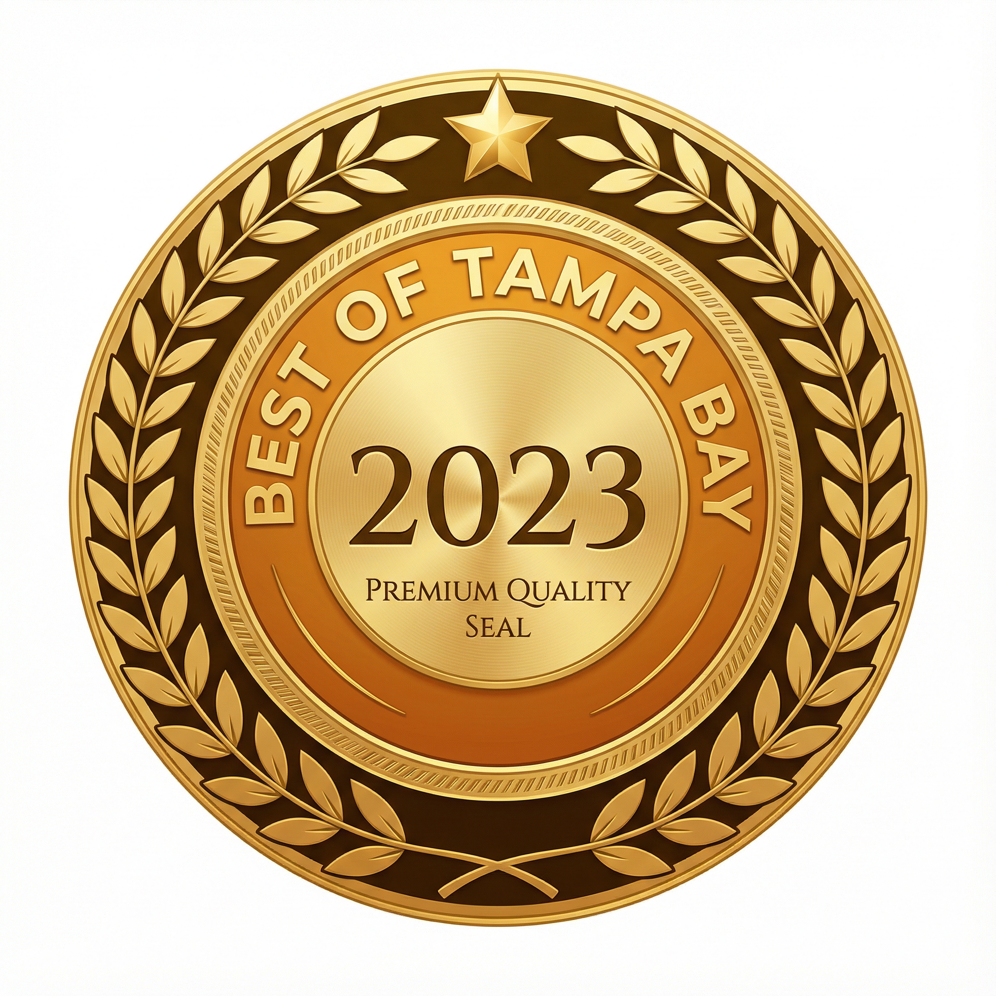 Best of Tampa Bay 2023 Award - Premium Quality Seal
